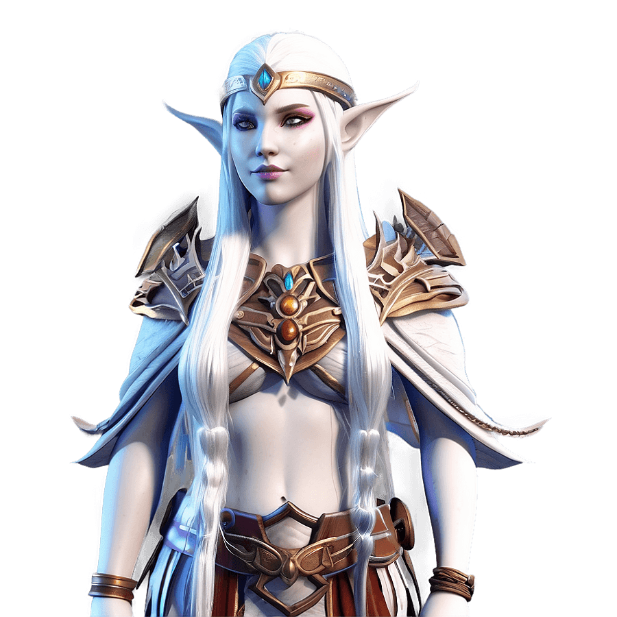 Sun Elf Priestess PNG rxy78