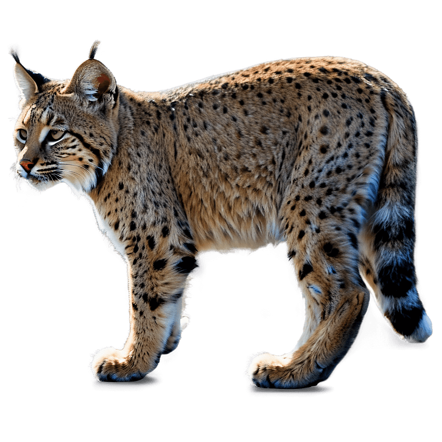 Bobcat with Cubs PNG 05252024