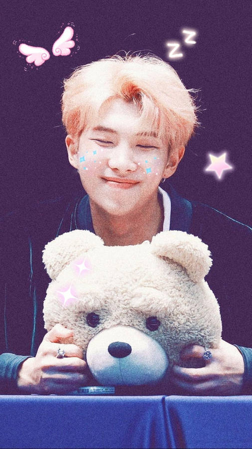 Download Rm Bts Teddy Day Event Wallpaper | Wallpapers.com