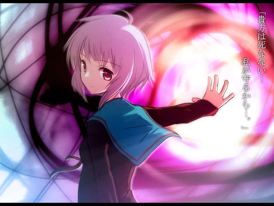 YukiNagato 1024 x 768 Hintergrundbild.