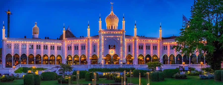 Panoramic Photo Of Nimb Hotel Near Tivoli Gardens
