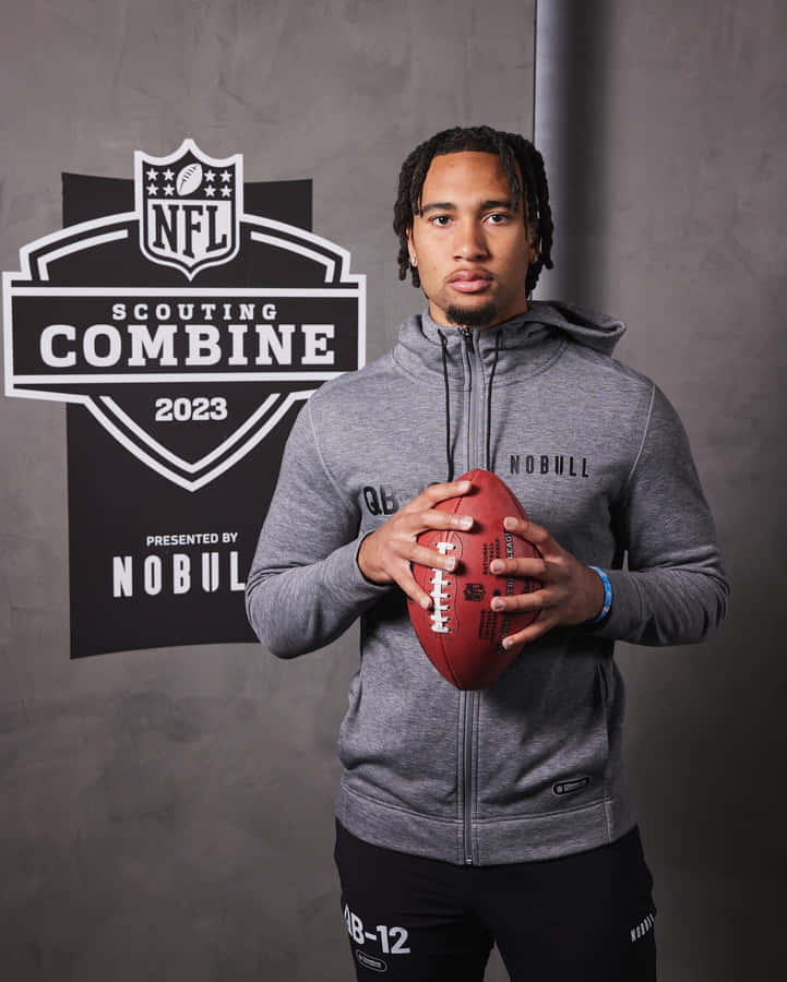 Potencial Jogador da NFL no Scouting Combine 2023