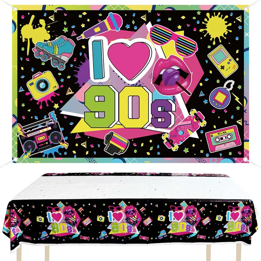 90s Theme Background