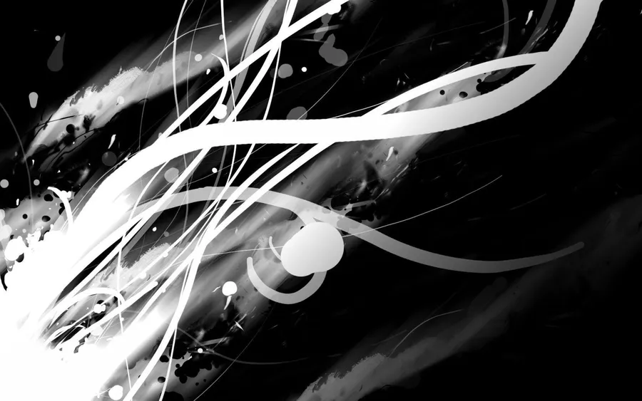 Black And White Abstract