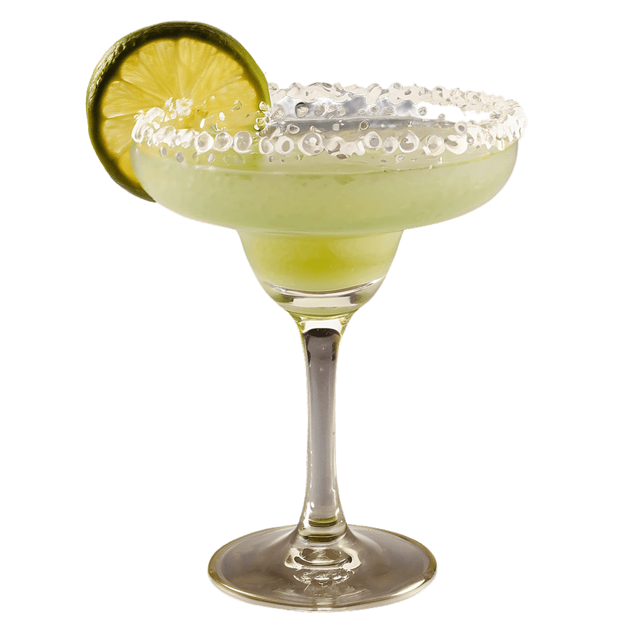Decorative Margarita Glass PNG pva