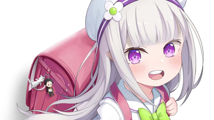 Papelde parede Re:Zero Emilia 1920 x 1080