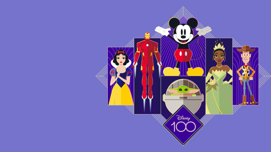 Disney100 Feier Charaktere