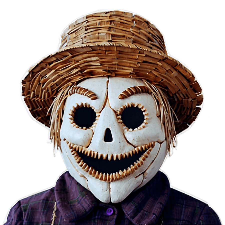 Happy Halloween Scarecrow PNG 61