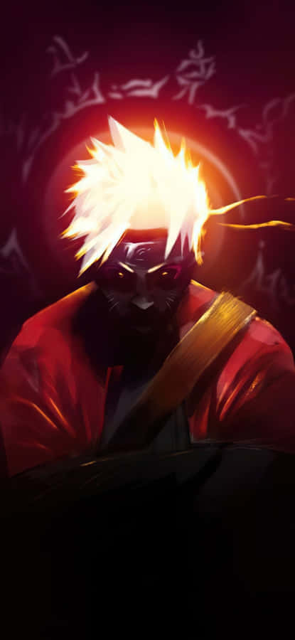 Naruto Dunkle Aura Handy Hintergrund
