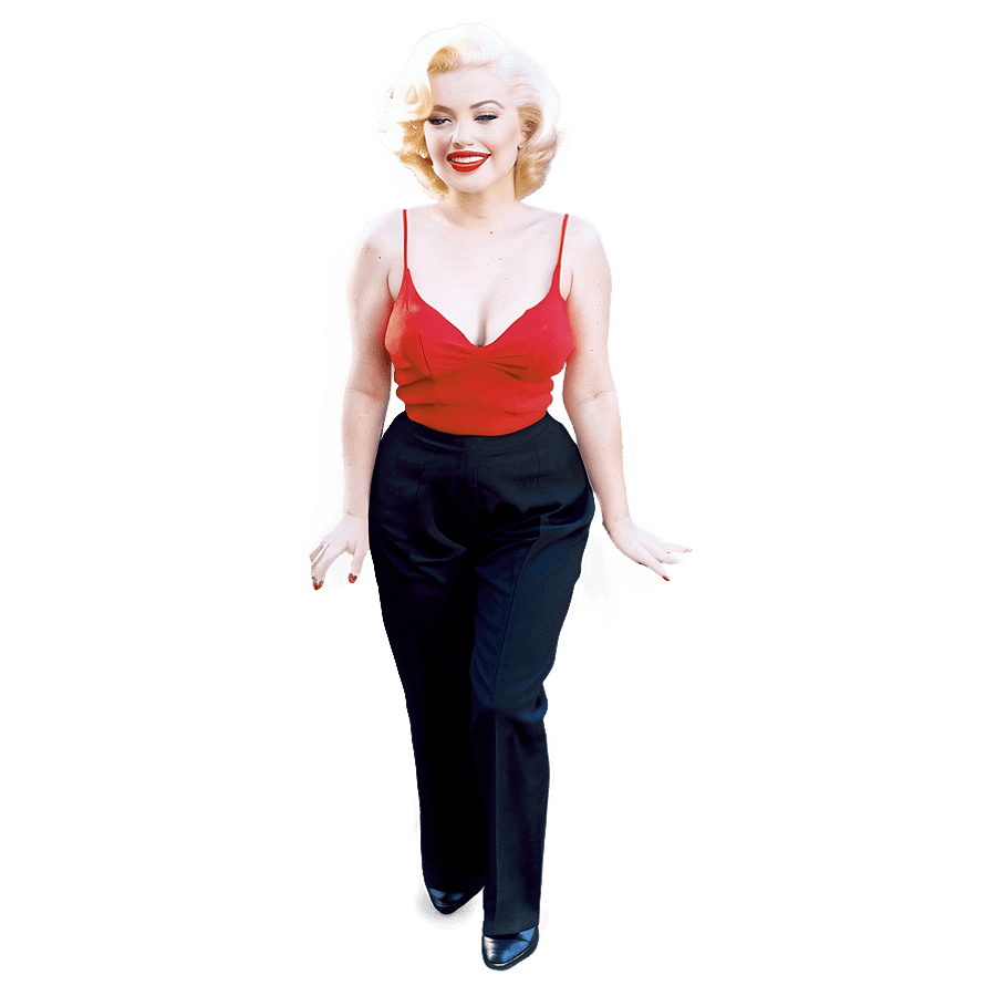 Marilyn Monroe Famous Blonde PNG pkq53