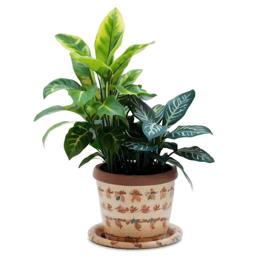 Floor Plant Scene PNG 06282024