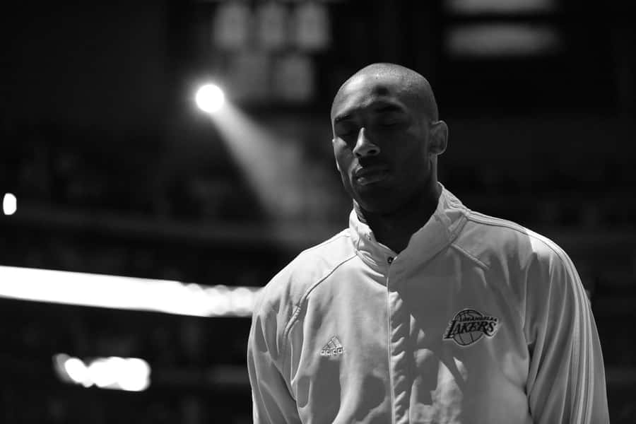 Basketballlegende nachdenklicher Moment