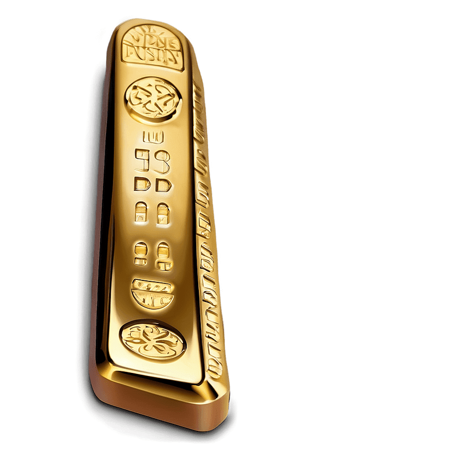Treasure Gold Bar PNG 05252024