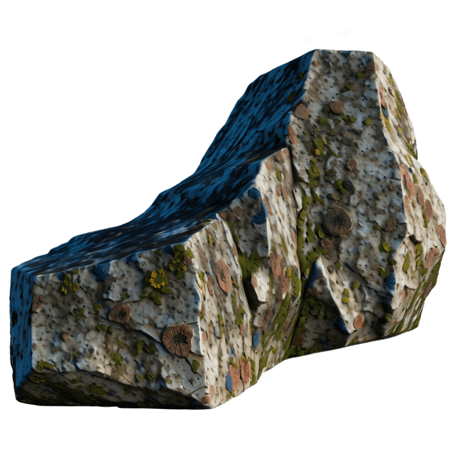 Granite Boulder PNG pmn56