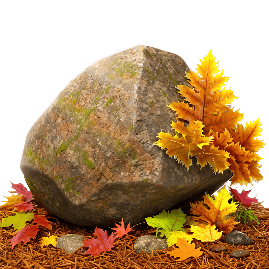 Autumn Boulder PNG mtg