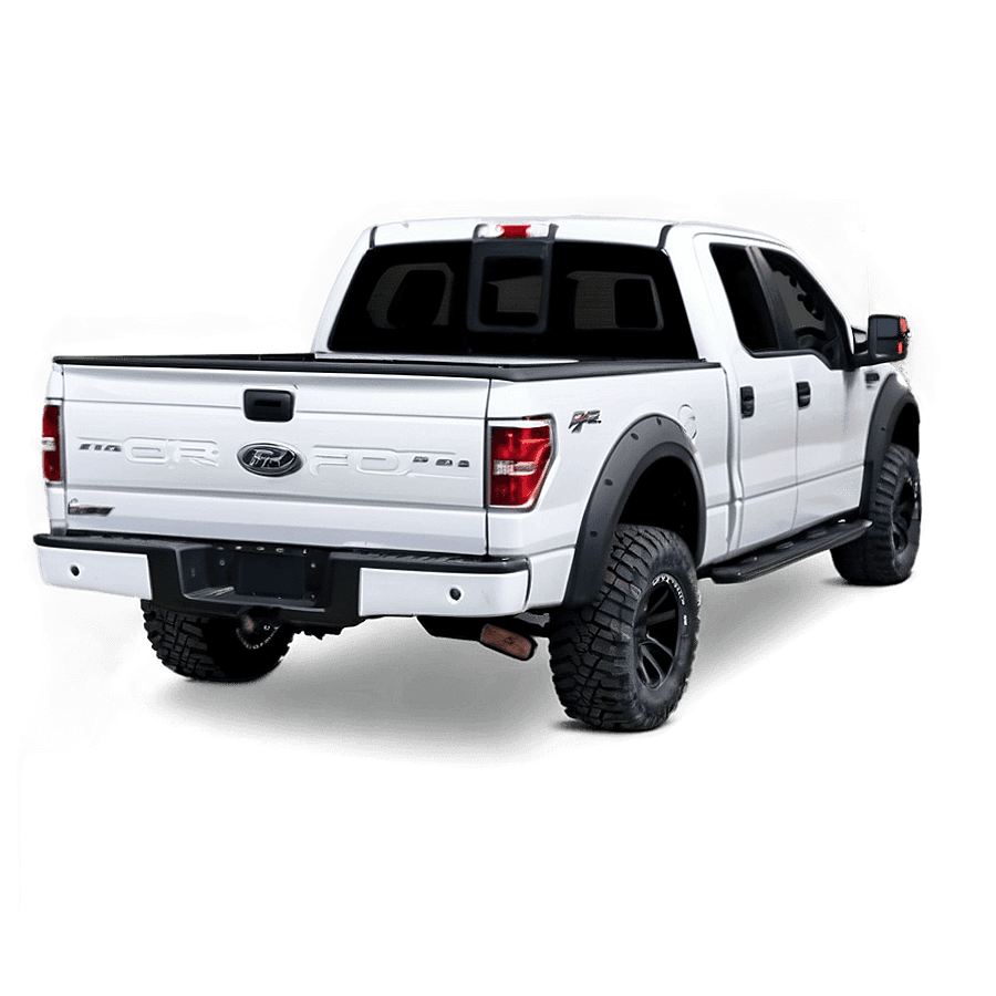 White Ford F150 XLT PNG fjr33