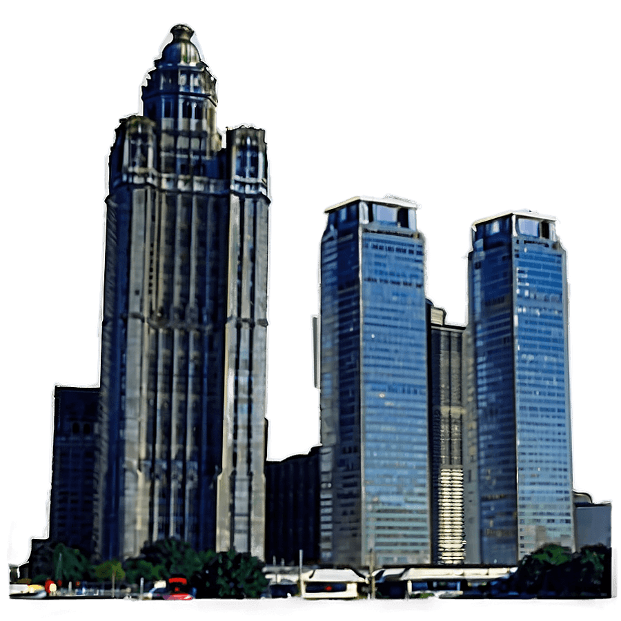 Detroit Michigan Skyline PNG 47