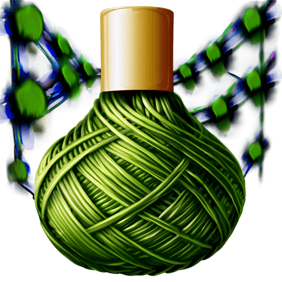 Green Yarn PNG 05252024