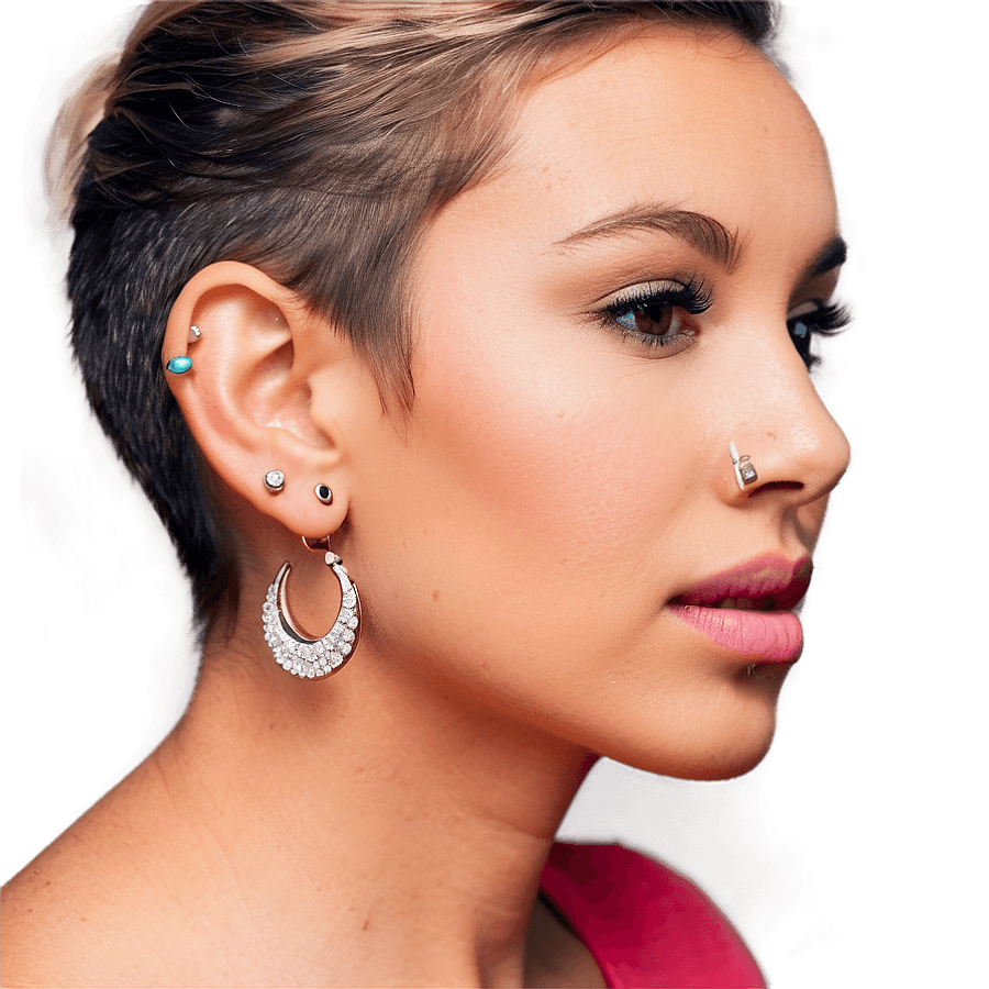 Earlobe Piercing Inspiration PNG 31