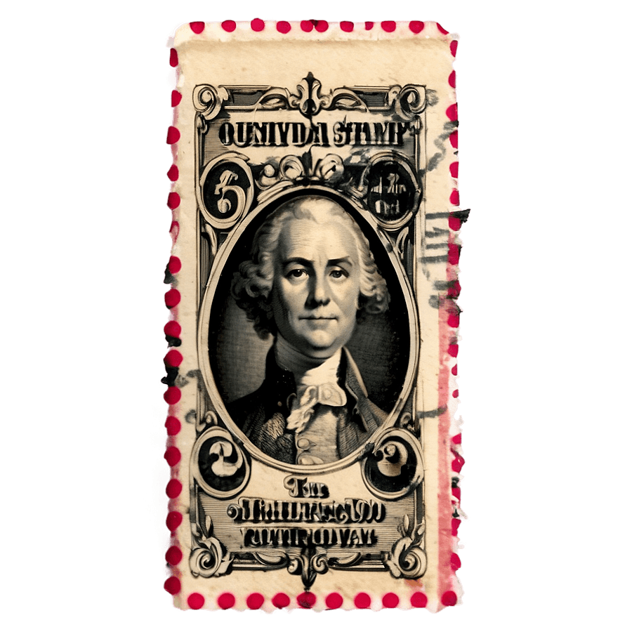 Vintage Stamp Outline PNG wtm