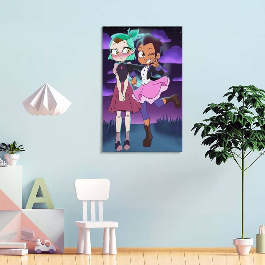 Pôster de Estilo Anime Lumity