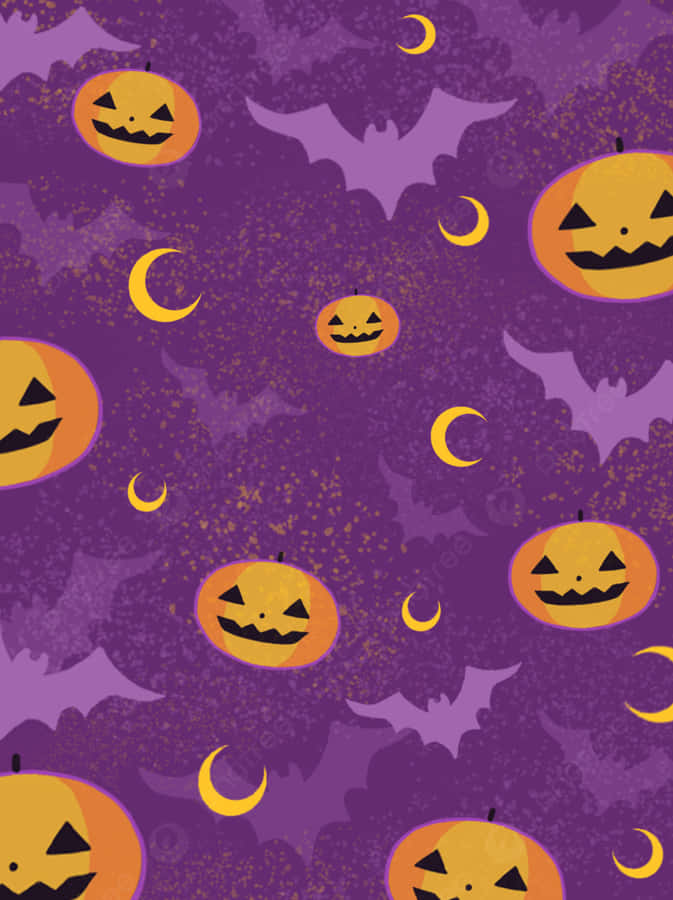 Pattern di Halloween Viola