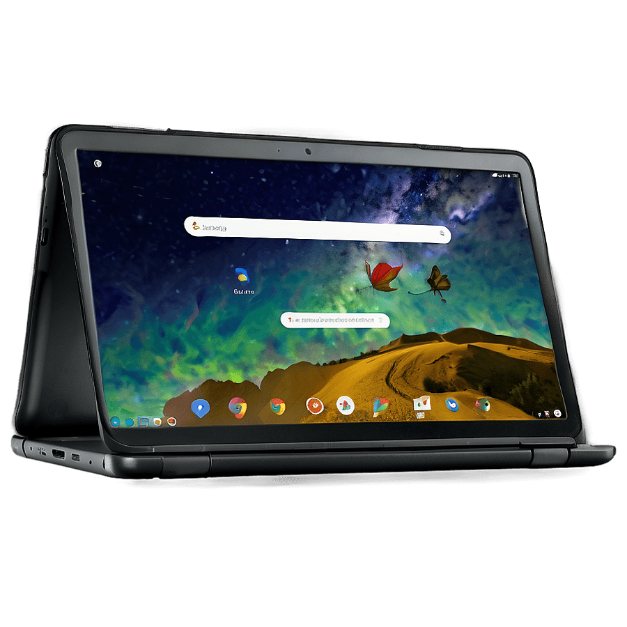 Chromebook Side View PNG 05062024
