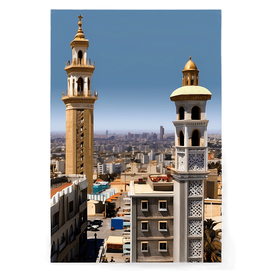 Casablanca Cityscape PNG tsf
