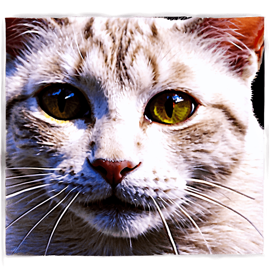 Pop Cat Expressive Art PNG 06112024