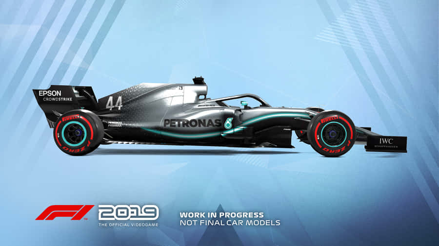 Sideprofilaf Mercedes AMG Petronas HD FI baggrund.