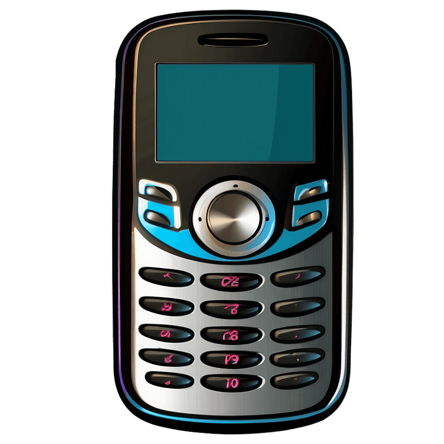 Y2K Mobile Phone Vector PNG 11