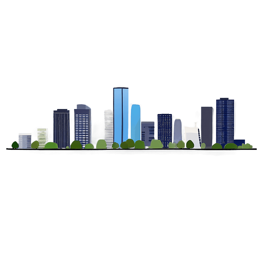houston skyline b