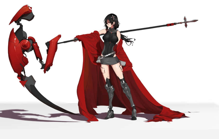DasRWBY-Team, bereit, die Welt zu erobern