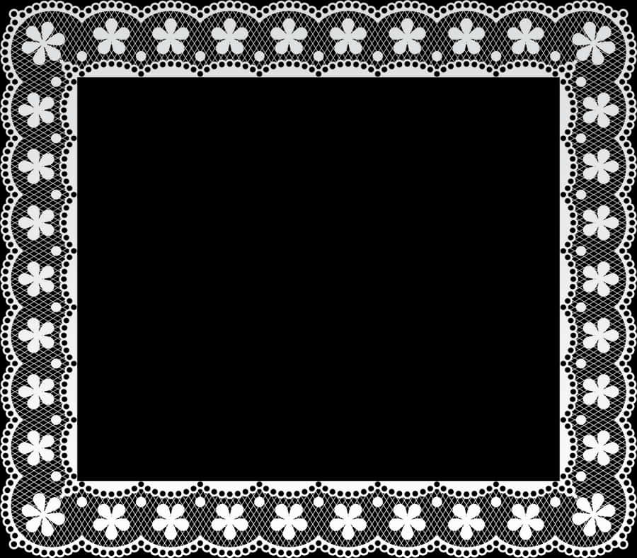 Elegant Lace Border Frame
