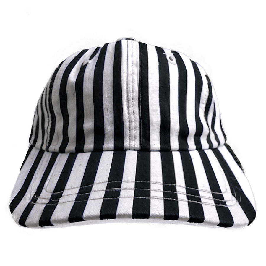 Striped Dad Hat Illustration PNG jxk13
