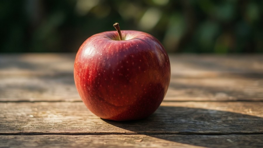 Rustikaler roter Apfel Hintergrundbilder