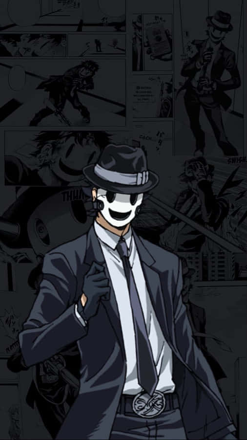 Sniper Mask Anime-Charakter Collage