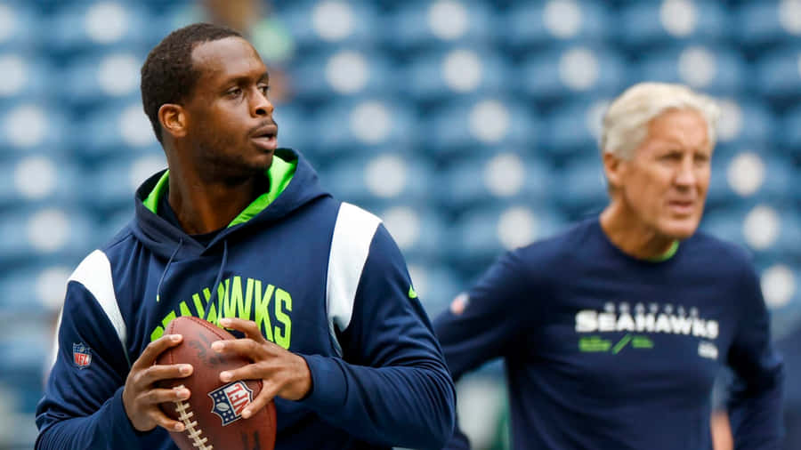 Geno Smith Seattle Seahawks Aquecimento Pré-Jogo