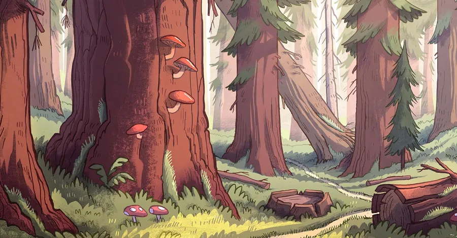 Animated Forest Background