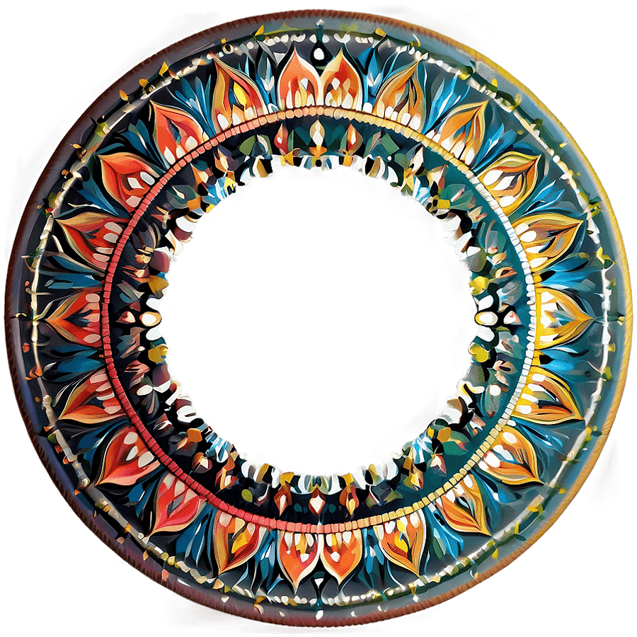 Boho Mandala Art PNG xmj