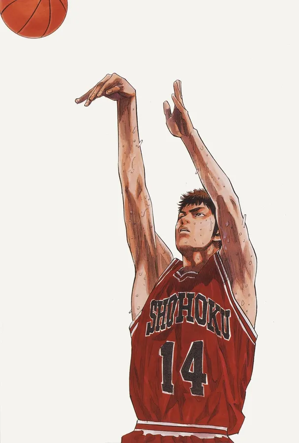 Slam Dunk three pointer wallpaper
