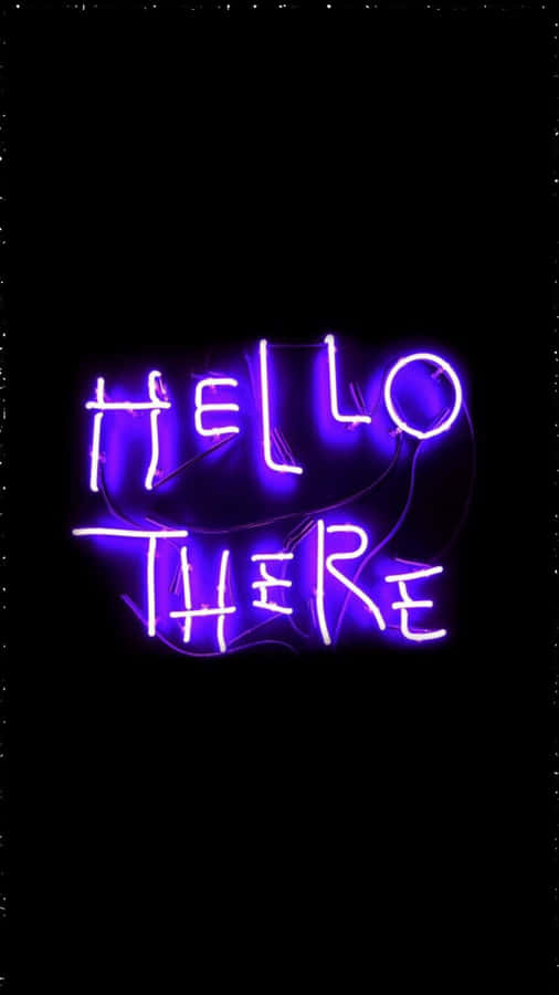 Insegna Neon Hello There