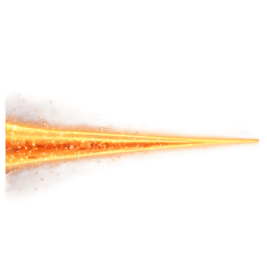 Orange Light Flare PNG 05252024