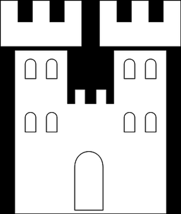 Simplified Castle Silhouette