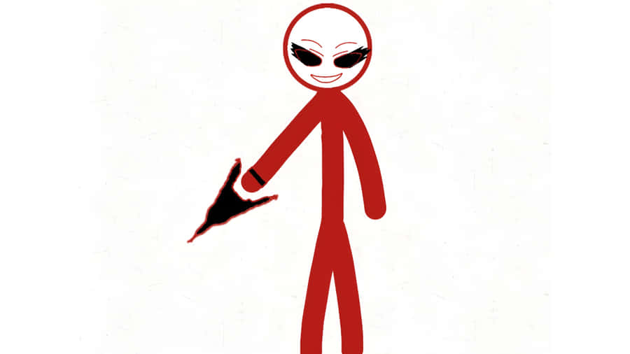 Alien som håller i vapen