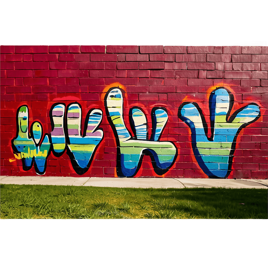 Vibrant Street Mural PNG 06282024