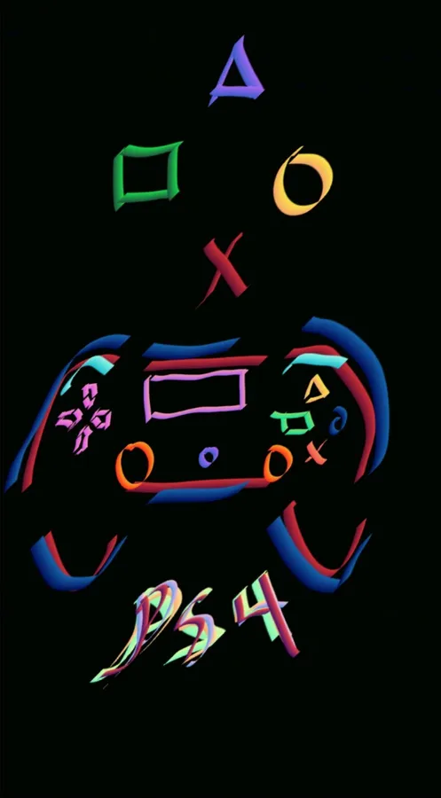 OLED 4K PS4 Controller Doodles