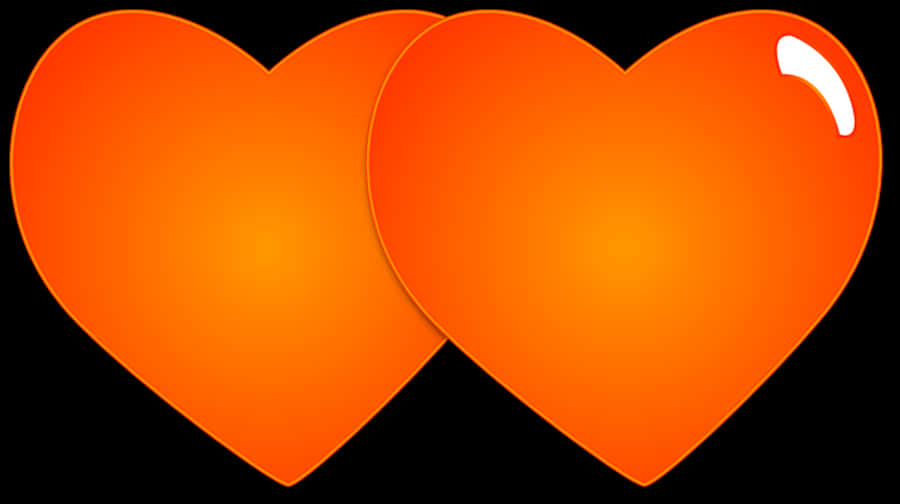 Twin Orange Hearts