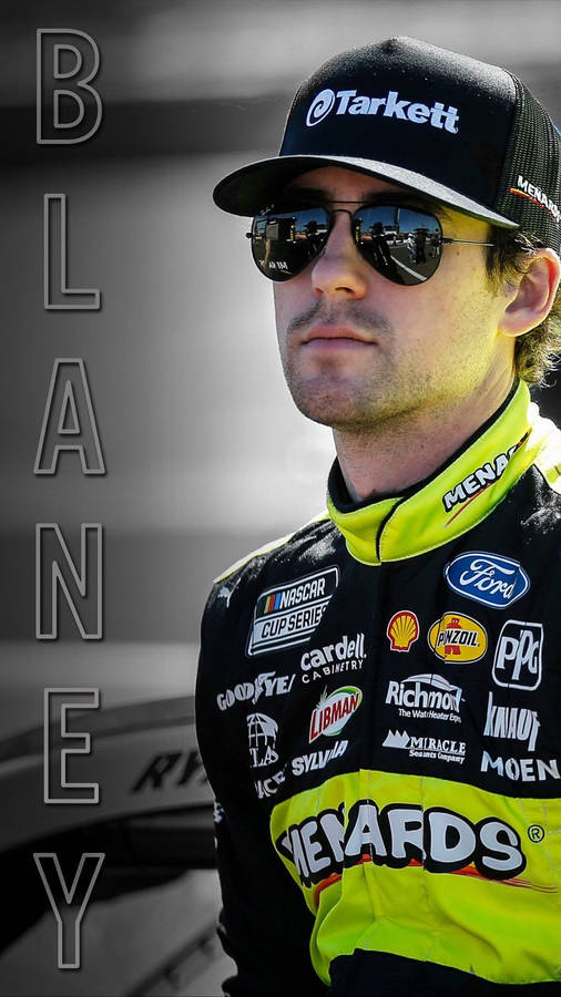 Download Ryan Blaney Wearing Sunglasses Wallpaper | Wallpapers.com