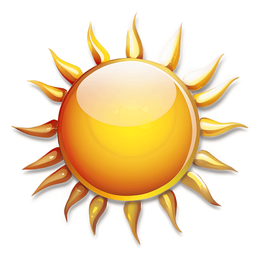 Shiny Sun Icon PNG 05252024